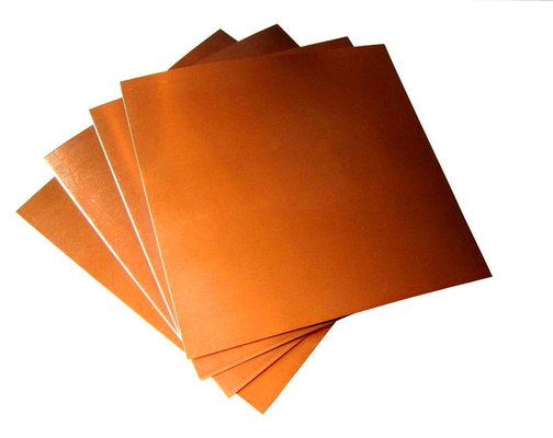 Rechteckige C51000 1mm Kupferplatten Oberflächen Dekoration individuelle Größe