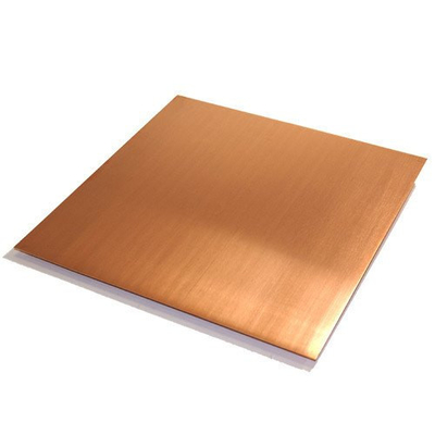 Rechteckige C51000 1mm Kupferplatten Oberflächen Dekoration individuelle Größe