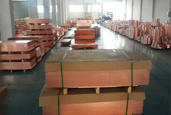 C1100 Glatte Kante 99,7% Dekorative Kupferplatten Quadrat für Industrie