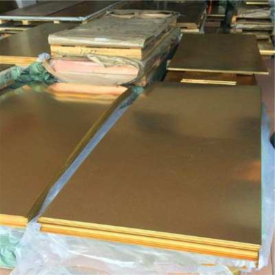 Goldene 0,02 bis 0,3 mm Dicke Kupfer Dekorationsblech Metall Hohe Zugfestigkeit