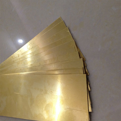 Goldene 0,02 bis 0,3 mm Dicke Kupfer Dekorationsblech Metall Hohe Zugfestigkeit