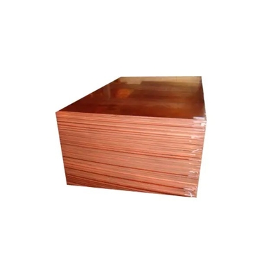 Rotes kupfernes galvanisiertes Blatt C1100 C5210 C2680 für Dekoration in der Holzkiste