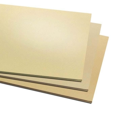 Gewalzte Bleche/Platte Messingbleche mit 1 mm Dicke für dekorative Anwendungen