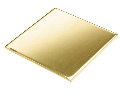 Glatte Oberfläche Goldgelb H62 H65 Messingplatte/Blatt zur Dekoration
