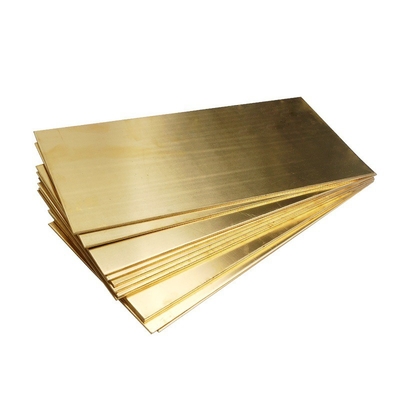 Glatte Oberfläche Goldgelb H62 H65 Messingplatte/Blatt zur Dekoration