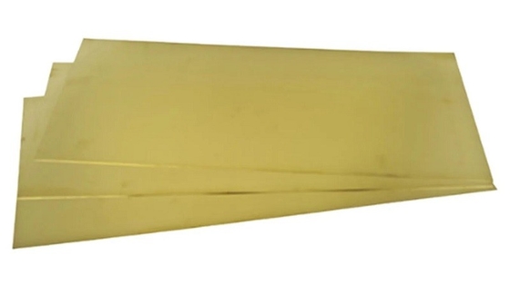 Glatte Oberfläche Goldgelb H62 H65 Messingplatte/Blatt zur Dekoration
