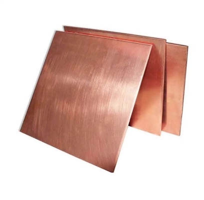 Kaltgewalzte rote galvanisierte ±0.2mm Toleranz H62 H65 Kupferblech-