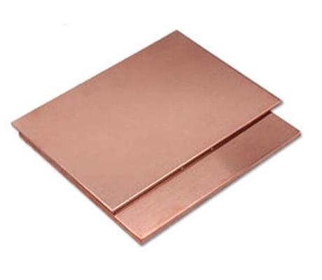 Kaltgewalzte rote galvanisierte ±0.2mm Toleranz H62 H65 Kupferblech-