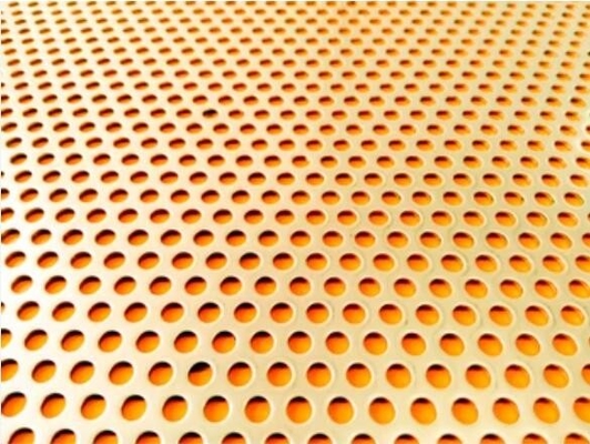 Reines perforiertes Kupfer täfelt optionale Platten-Stärken