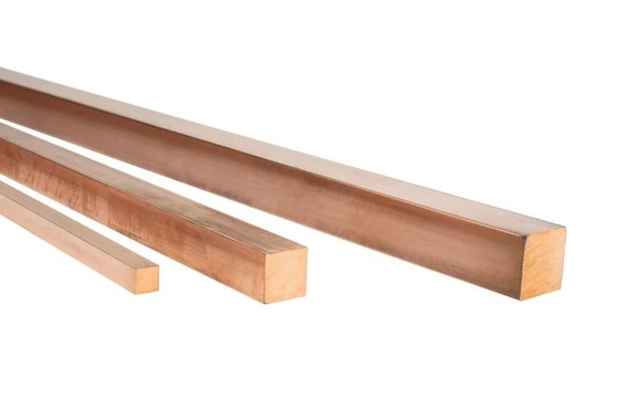 20x20mm reine Quadrat-Kupfer-Stange für Elektroarbeit/dekorative Projekte