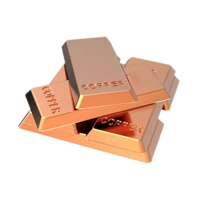 Fabrik-Direktverkauf Glatte Oberfläche 99,995% Kupfer-Ingots für die Fabrik-Wiederaufbereitung