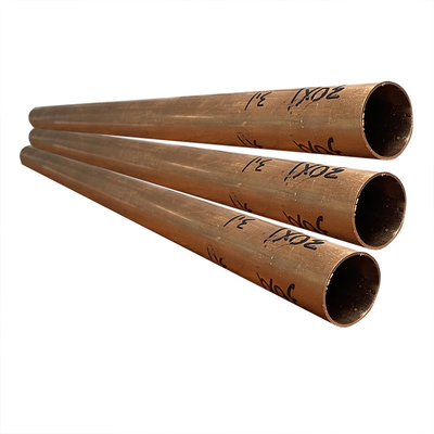 Kupferrohre mit Gewinde, 0,1–100 mm Wandstärke, 205 MPa ultimative Festigkeit
